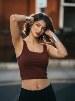 BERLIN SCOOP NECK MAROON