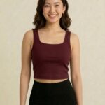 BERLIN SCOOP NECK MAROON
