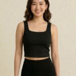 BERLIN SCOOP NECK BLACK