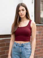 BERLIN SCOOP NECK MAROON