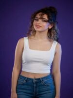 BERLIN SCOOP NECK WHITE