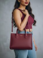 BERLIN SCOOP NECK MAROON - Image 5