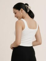 BERLIN SCOOP NECK WHITE - Image 4