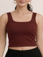 BERLIN SCOOP NECK MAROON - Image 6