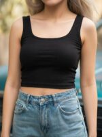 BERLIN SCOOP NECK BLACK - Image 5