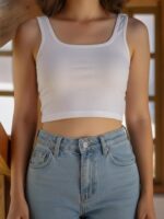 BERLIN SCOOP NECK WHITE - Image 6