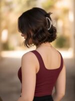 BERLIN SCOOP NECK MAROON - Image 4