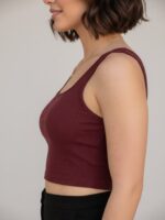 BERLIN SCOOP NECK MAROON - Image 5