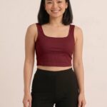 BERLIN SCOOP NECK MAROON