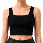 BERLIN SCOOP NECK BLACK