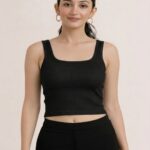 BERLIN SCOOP NECK BLACK