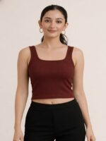 BERLIN SCOOP NECK MAROON