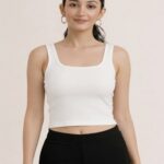 BERLIN SCOOP NECK WHITE
