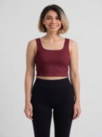 BERLIN SCOOP NECK MAROON