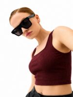 BERLIN SCOOP NECK MAROON