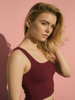 BERLIN SCOOP NECK MAROON