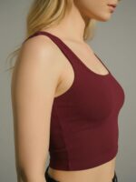 BERLIN SCOOP NECK MAROON - Image 7