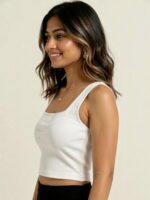 BERLIN SCOOP NECK WHITE - Image 6