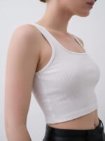 BERLIN SCOOP NECK WHITE - Image 7