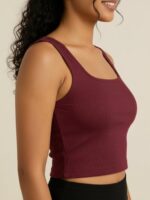 BERLIN SCOOP NECK MAROON - Image 6