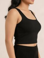 BERLIN SCOOP NECK BLACK - Image 2