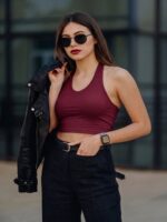 HALTNECK MAROON