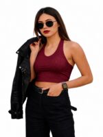 HALTNECK MAROON - Image 5