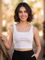 BERLIN SCOOP NECK WHITE