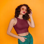 ASTER CREW NECK MAROON