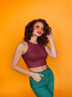 ASTER CREW NECK MAROON